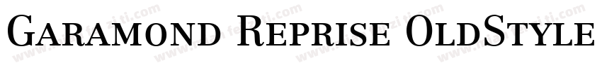 Garamond Reprise OldStyle SSi Bold Small Caps字体转换
